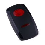 Actuator Contura V, black, oval and bar lens red, without symbol