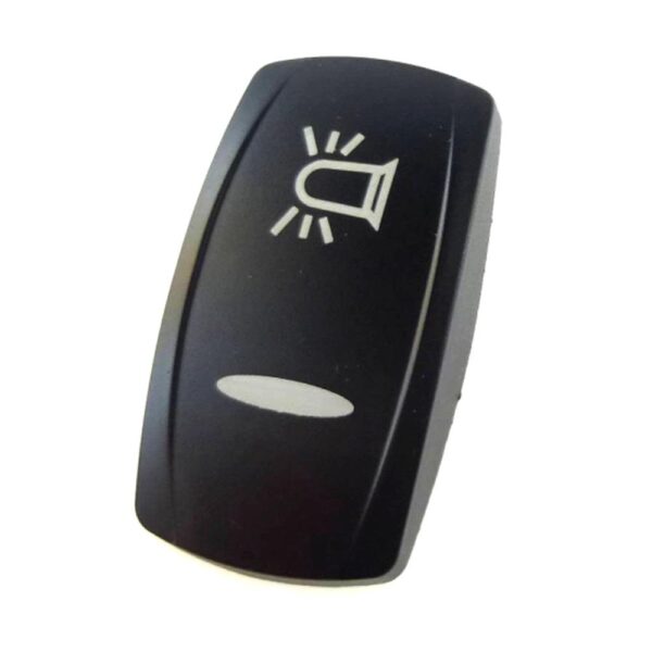 actuator Contura V black, symbol "rotary beacon", bar lens, laser etched