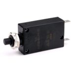 Thermal Circuit Breaker 28VDC/250VAC, 16A, for threadneck panel mounting, push to release/push to reset