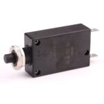 Thermal Circuit Breaker 28VDC/250VAC, 20A, for threadneck panel mounting, push to release/push to reset