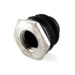 Splash Cover for circuit breaker, with hexagon nut, black