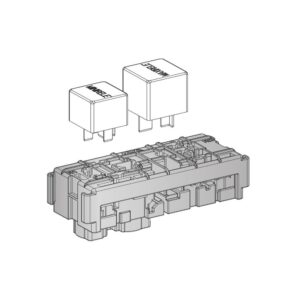Plug In Module for 1 x Mini Relay and 1 x Power Relay
