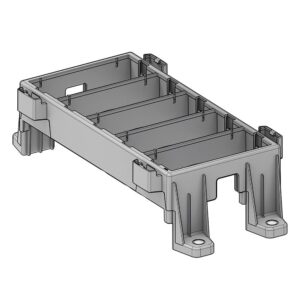 Frame for free configurable central electric, 5way