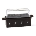 Fusebox for UniVal, 4-pole, with cover