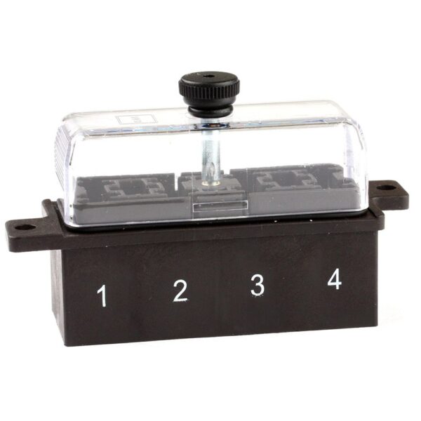 Fusebox for UniVal, 4-pole, with cover and cover screw