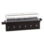 Fusebox for UniVal, 6-pole, with cover