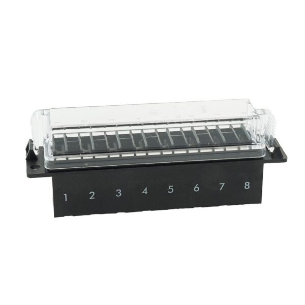 Fusebox for UniVal, 8-pole, with cover