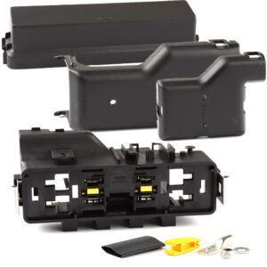 Fuse Holder for MaxiVal, 4-pole, LINK BOX, central plug connection, with covers and accessories