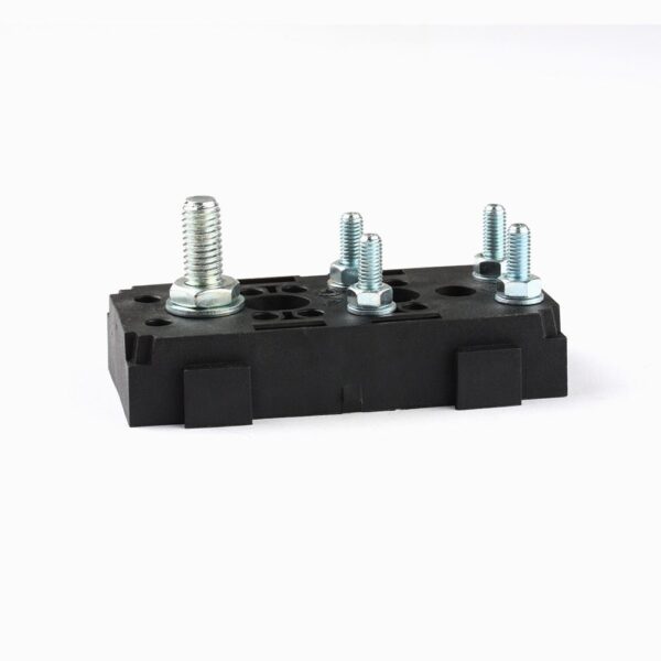 Fuse Holder for MidiVal 30mm, 2-way, for contact bridge, mountable side by side