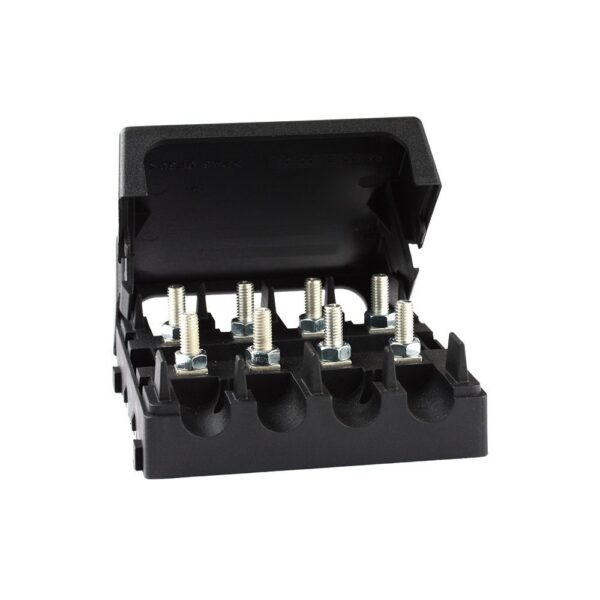 Fuse Holder for MidiVal 30mm, 4-way, with cover