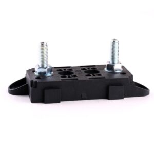 Universal Fuse Holder, M8, 61mm, with brackets, bolts M8x30mm