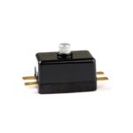 Fusebox for Torpedo Fuses 2-pole, flat-pin terminals, black cover