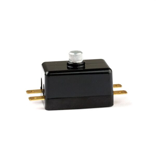 Fusebox for Torpedo Fuses 2-pole, flat-pin terminals, black cover