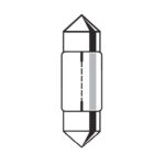 Tubular Lamp 12V, 5W, Ø11x39mm