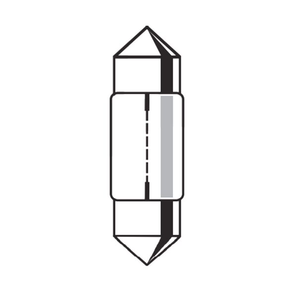 Tubular Lamp 12V, 5W, Ø11x39mm