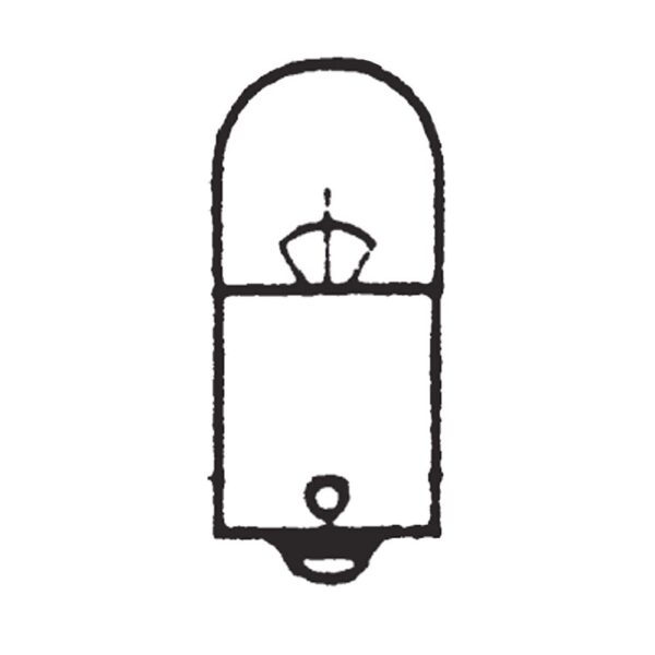 Globe Bulb 24V, 5W, R5W, BA15s, heavy duty