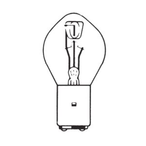 Globe Bulb 24V, 45/40W, BA20d, symmetrische Scheinwerferlampe