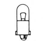 Metallic Base Lamp 12V, 3W