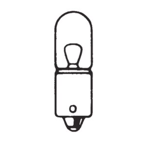 Light Lamp 24V, 4W, T4 W, BA9s, heavy duty