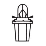 Plastic Base Lamp 24V, 1.2W, grey