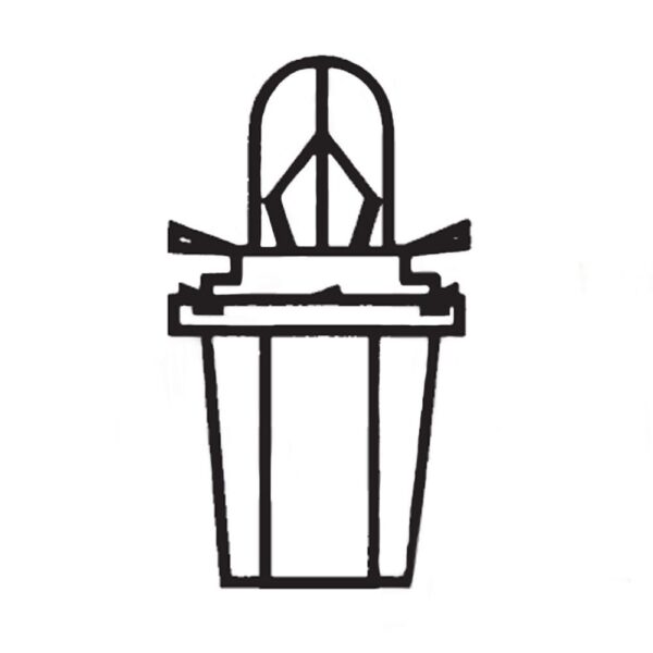 Plastic Base Lamp 24V, 1.2W, grey