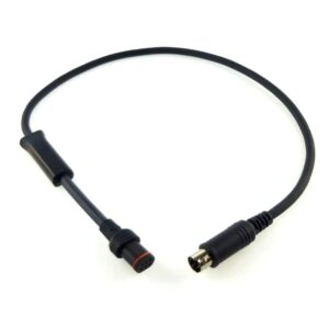 Connection Cable for CMOS-cams, Mini-DIN-MEKRA connector (m-f), 0.5m