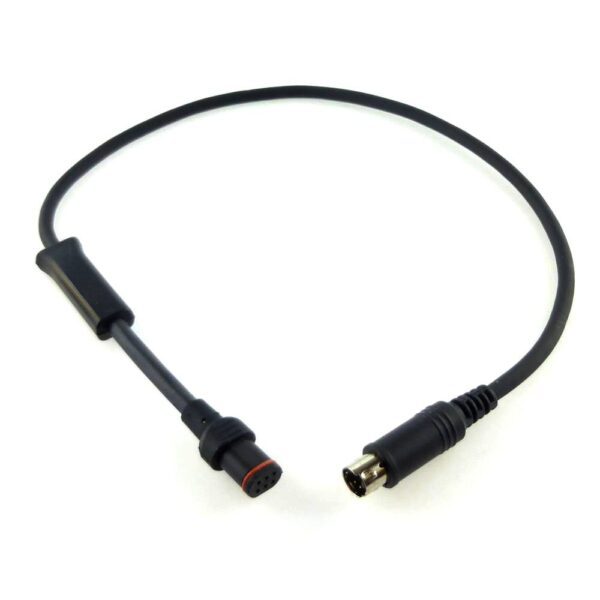 Connection Cable for CMOS-cams, Mini-DIN-MEKRA connector (m-f), 0.5m