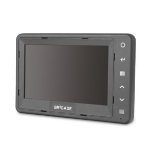 VBV-750M 5"-LCD Digitalmonitor, 3 camera-inputs, universal mounting kit