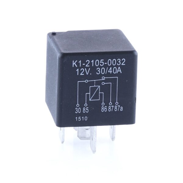 Mini Relay 12V, 30/40A, changeover contact, sealed