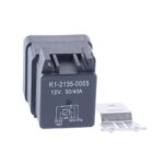Mini-Relaiy 12V, 30/40A, changeover contact, with diode, with flap, waterproof