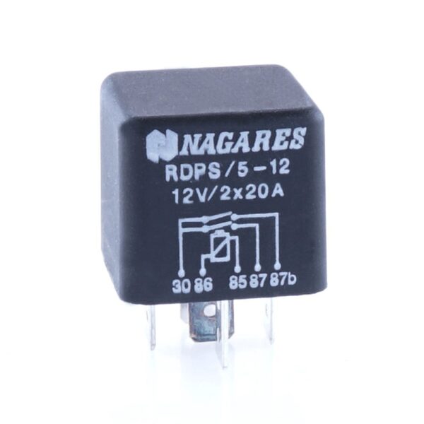 Mini Relay 12V, 2x20A, 2 x normally open