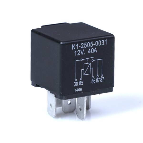 Mini Relay 12V, 40A, 2 x normally open (2x87)