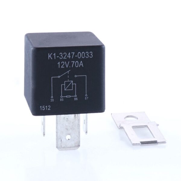 Power-Relay 12V, 70A, normally open, with resistor