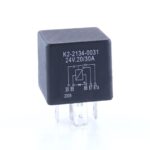 Mini Relay 24V, 20/30A, changeover contact, with diode