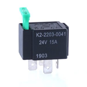 Mini Relay 24V, 15A, normally open, with automotive blade fuse