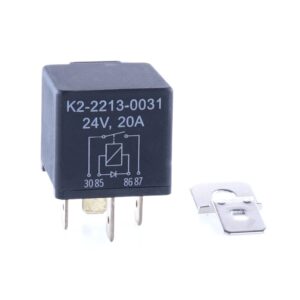 Mini Relay 24V, 20A, normally open, with diode