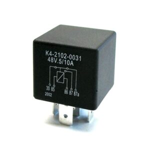 Mini Relay 48V, 5/10A, change over contact