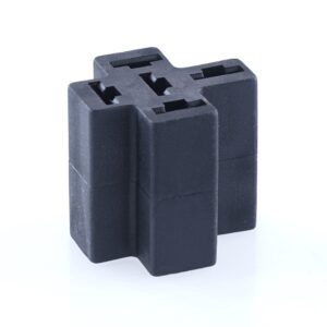 Mini Relay Socket, central plug,  5 x 6.3mm