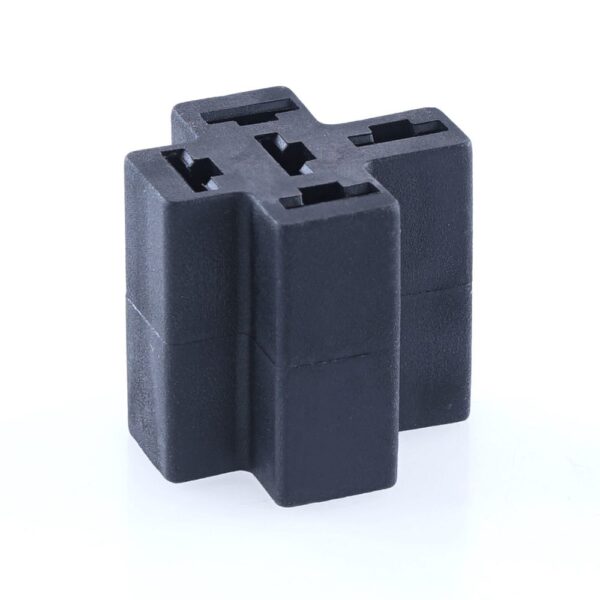Mini Relay Socket, central plug, 5 x 6.3mm