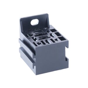 Mini Relay Socket with bracket and extension receptacle, 5x6.3mm + 4x2.8mm