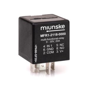 Multifunctional Relay, 20A, 9-30V, 1x Input, changeover contact (dry contact), parameterizable by customer