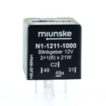 Flasher 12V, 2+1(6) x 21W, with control output