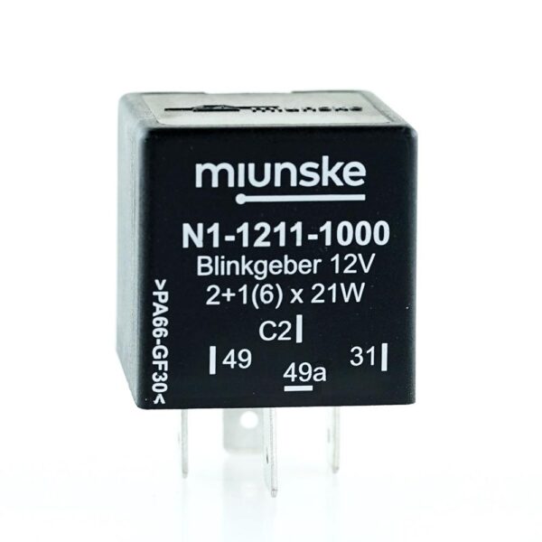 Flasher 12V, 2+1(6) x 21W, with control output