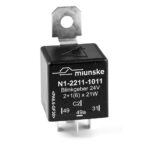 Flasher 24V, 2+1(6) x 21W + 0…5W, with bracket, with contol output and special function on the control output