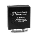 Flasher 24V, (1 x 21W + 1 x LED) + 1 x 21W mixed mode, multi channel, fully electronic, no-load control inputs, without jog mode