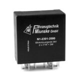 Flasher 24V, 2 x 21W + 1 x LED, mixed mode, multi channel, fully electronic, no-load control inputs