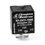 Flasher 24V, 4+1(10) x 21W + 0…5W, fully electronic, with control output