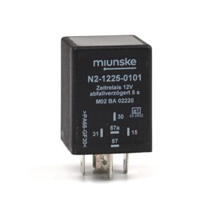 Switch-off Delayed Timer Relay 12V, 5sec, no dry contact, retriggerable, waterproof