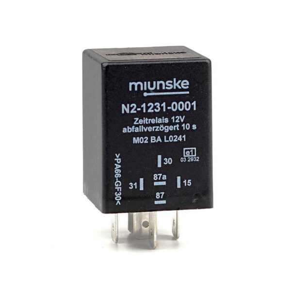 Switch-off Delayed Timer Relay 12V, 10sec, no dry contact, retriggerable