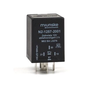 Switch-off Delayed Timer Relay 12V, 2h, no dry contact, retriggerable